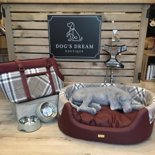 Další vyladěný komplet od Amiplay v elegantní kostce, pro pejsky kavárenské povaleče....